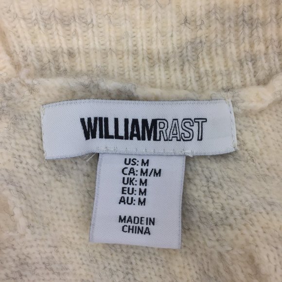 William Rast V-back Alpaca Blend Pom Pom Sweater - Picture 6 of 8